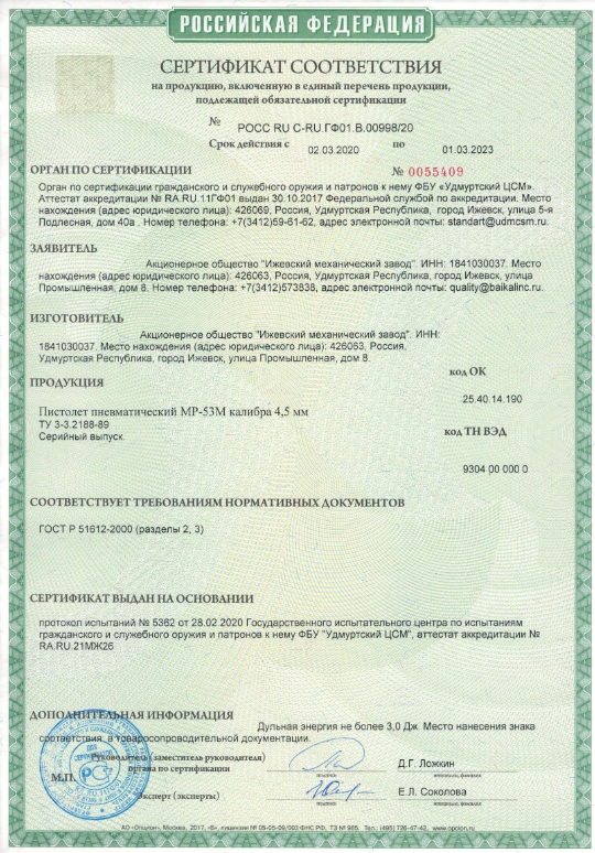 мр-53м сертификат